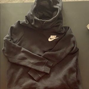 Nike black hooded sweatshirt